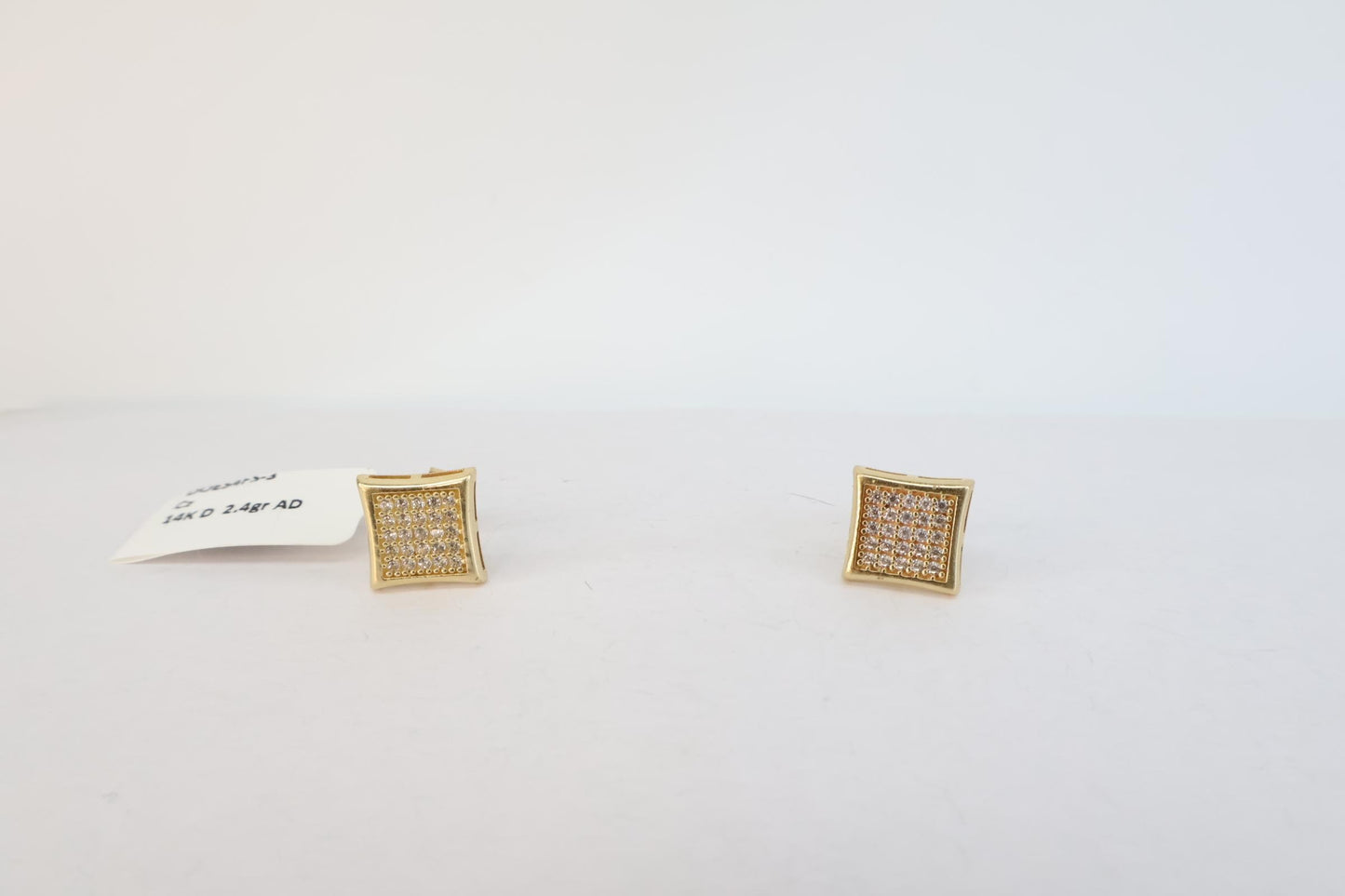 Earrings Square 14K