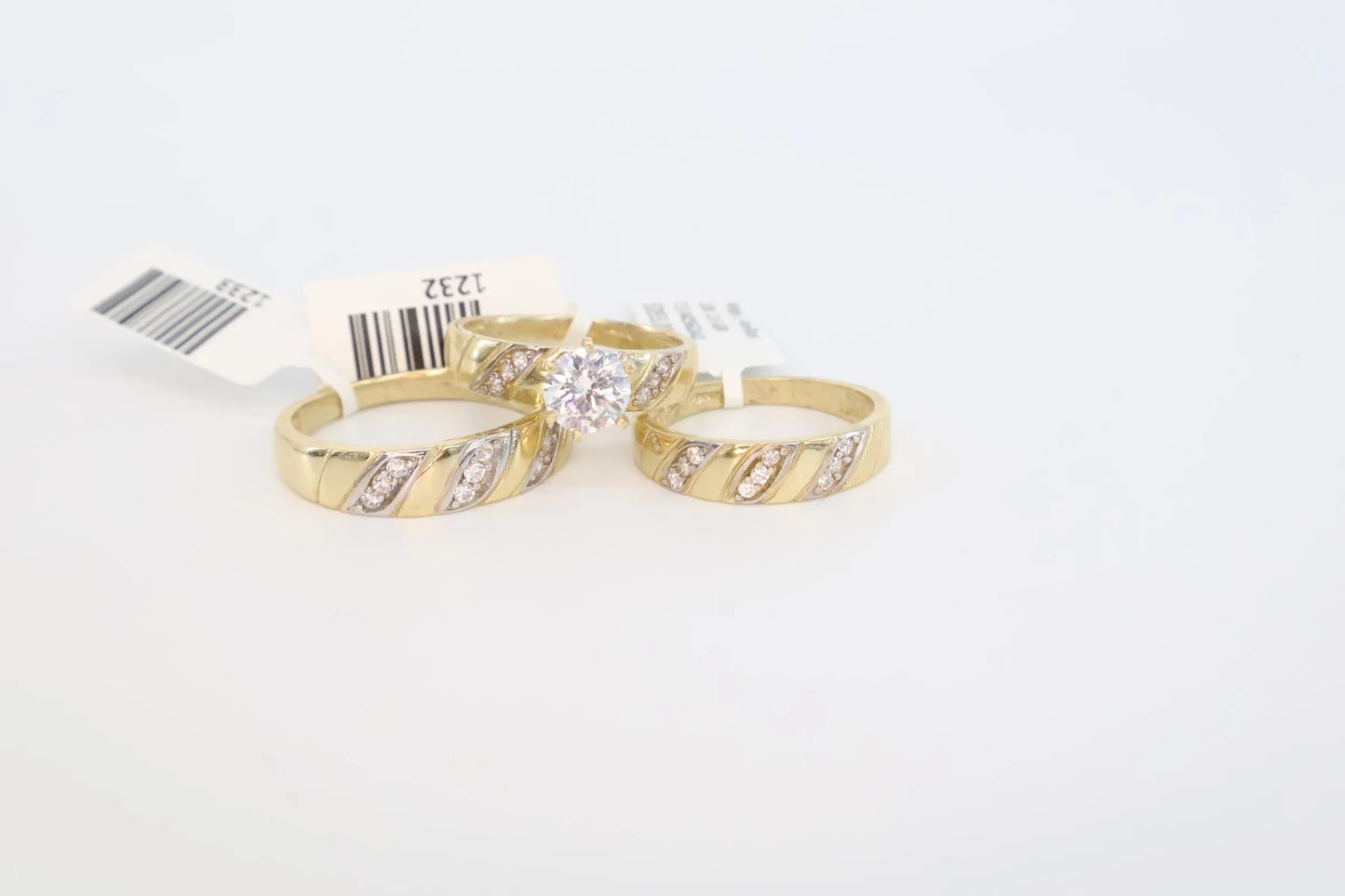 Trio of Gold Rings KA235