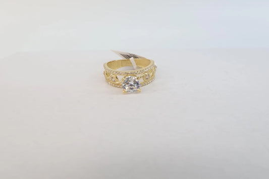 Yellow Gold Solitaire Ring KA984
