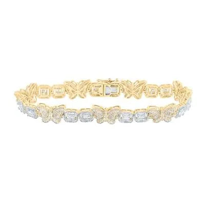 Yellow Gold Butterfly Bracelet